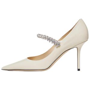 Туфли Bing Slim Heel High Heel 8,5 см, женские, льняные Jimmy Choo, Linen