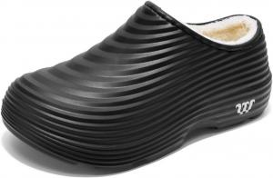 Обувь Armadillo для поваров для женщин и мужчин, сабо Armadillo для медсестер, садовая обувь с широким носком и водонепроницаемая, стойкая к маслу обувь для поваров, мягкая подошва, нескользящие мюли, спортивные сандалии унисекс Rianclud, E-Black