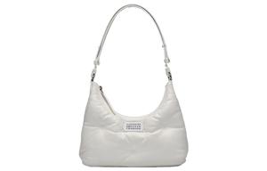 Сумка хобо из ягненка с телячьей кожей, плечевая сумка, маленькая женская сумка белая Maison Margiela