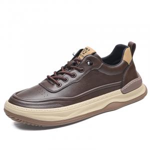 KACHILANG Мужские повседневные низкие кеды коричневые, цвет Brown