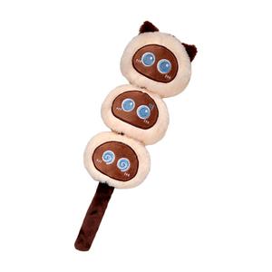 Креативная милая плюшевая кукла котенок с палочкой для почесывания спины, высота 35см Brangdy