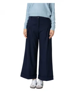 Knöchellange, подвернутые деловые брюки Kocca, синий