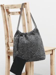 (L) Cachecache / Сумка-цепочка в джинсовом стиле