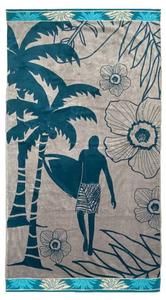 Пляжное полотенце Le Comptoir de la Plage Dixon, синий - текстиль - 100 x 1 x 175 см