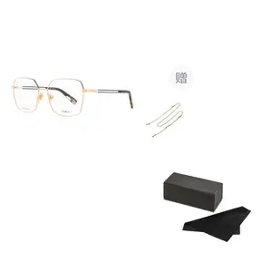 Furla Металлические квадратные очки унисекс, Bright Gold