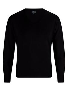 Свитер с v-образным вырезом CASH-MERE.CH Sweater, черный