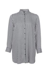 Блузка с длинными рукавами классическая блузка с длинными рукавами и полосатым узором по всей поверхности Via Appia -Due-, мультиколор