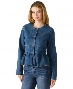 Женский блейзер Abigale без воротника на пуговицах Steve Madden, Dark Navy