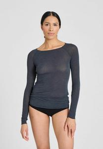 Топ GAI+LISVA AMALIE SOLID, Dark Grey Melange/Dark Grey