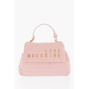 Стеганая сумка из искусственной кожи LOVE с золотым логотипом Moschino, Multicolor