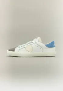 Кроссовки унисекс Philippe Model, Off White/Grey/Cream/Sky Blue