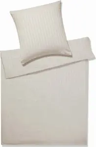 Элегантный комплект постельного белья Челси из сирсакера, песочного цвета, размер 200х200+2х40х80 Elegante