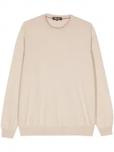 Кашемировый джемпер Loro Piana, бежевый