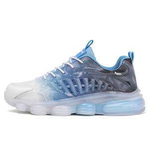 CAMOSI Низкие повседневные мужские кроссовки бело-голубые, цвет White Blue