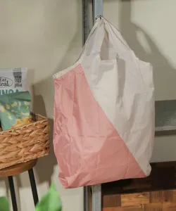 Эко-сумка с вышивкой губ Studio Clip, цвет Beige X Pink 01