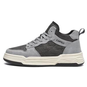 CARTELO Мужские мидтоп скейтборд кроссовки тёмно-серые, цвет Dark Gray