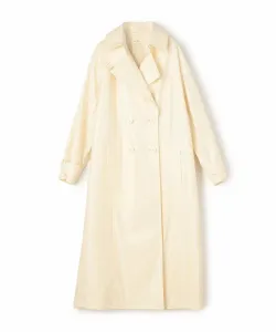 Светло-бежевый плащ с покрытием Des Pres, цвет 11 White