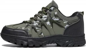 Мужские походные кроссовки Легкие рабочие ботинки Для улицы Комфортные повседневные прогулочные туфли Прочная подошва Дышащие кроссовки для тропы Для ежедневного ношения и приключений Qacksv, зеленый