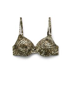 Верх бикини с пуш-апом CALZEDONIA, коричневый