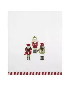 Набор банных полотенец Avanti с рисунком щелкунчика из хлопка, белый