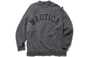 NAUTICA JAPAN FW22 Свитшот мужской серый