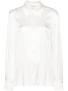 Alberta Ferretti рубашка с заостренным воротником, нейтральный цвет