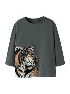 NAME IT Лонгслив 'NMMTHORNTON' в темно-сером цвете