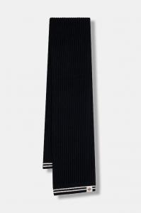 Шерстяной шарф Bally, темно-синий