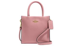 Cally Кожаная Сумка Через Плечо Наплечная Маленькая Розовая COACH