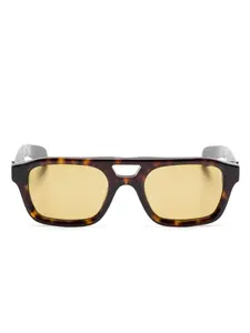 Солнцезащитные очки T-Bar Alexander McQueen, коричневый