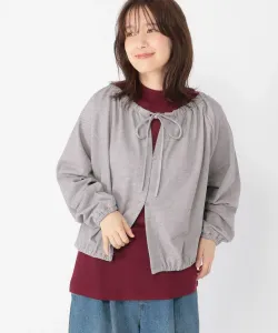 Блузка с двойной присборенной лентой спереди Studio Clip, цвет Gray 15