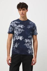 Хлопковая футболка Medicine, темно-синий