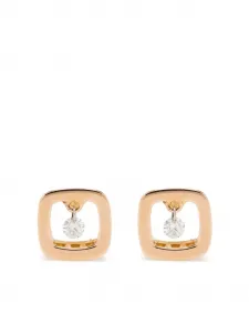 Серьги-гвоздики Vega из розового золота с бриллиантами PONTE VECCHIO, розовый
