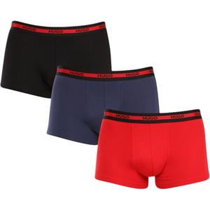 Мужские трусы 3 штуки SS24 HUGO BOSS, красный