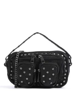 Сумка через плечо Helena из зерненой кожи Núnoo, черный