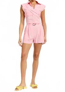 Бетан плиссированный топ в розовом En Saison