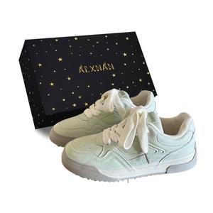 Alxnan Женские скейтерские лоу-топы мятного цвета в коробке, цвет Mint Green (Box)