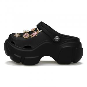 Cat power Клоги женские черные (Pearl Rabbit), цвет Black (Pearl Rabbit)