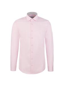 Рубашка делового кроя Slim Fit SEIDENSTICKER Schwarze Rose, пастельно-розовый