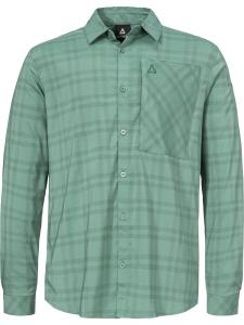 Schöffel Рубашка на пуговицах 'Fraris' комфортного кроя в зеленом цвете