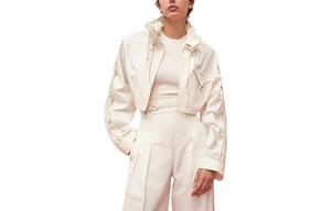 Пальто укороченное женское Hermes, белый