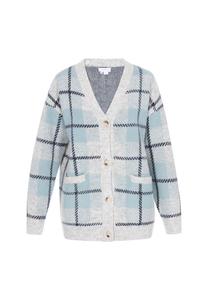 Вязаный кардиган usha BLUE LABEL, светло-серый