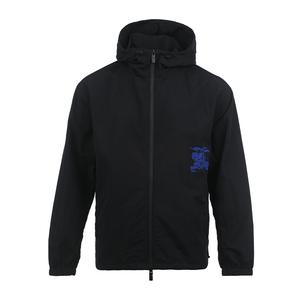 Burberry Худи с логотипом на молнии, Black