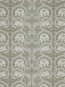 Африканские бархатные шторы Marigold на заказ William Morris At Home, Limestone