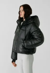 Зимняя пуховая куртка Stradivarius, Black