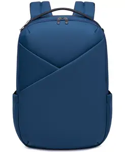 Повседневный рюкзак Origami для 16-дюймового ноутбука черный ультра-сатин нейлон унисекс рабочий и туристический многокамерный рюкзак Lux & Nyx