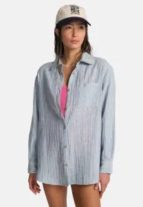 Блузка на пуговицах wanderer langärmliges Billabong, Light Blue