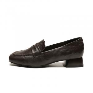 ZHR Женские лоферы коричневые, черные