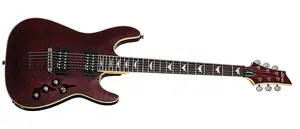 Schecter #2004 Omen Extreme - 6-струнная электрогитара - Черная Вишня