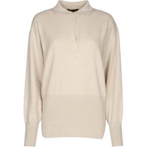 Вязаный свитер FW25 для женщин Loro Piana, бежевый
